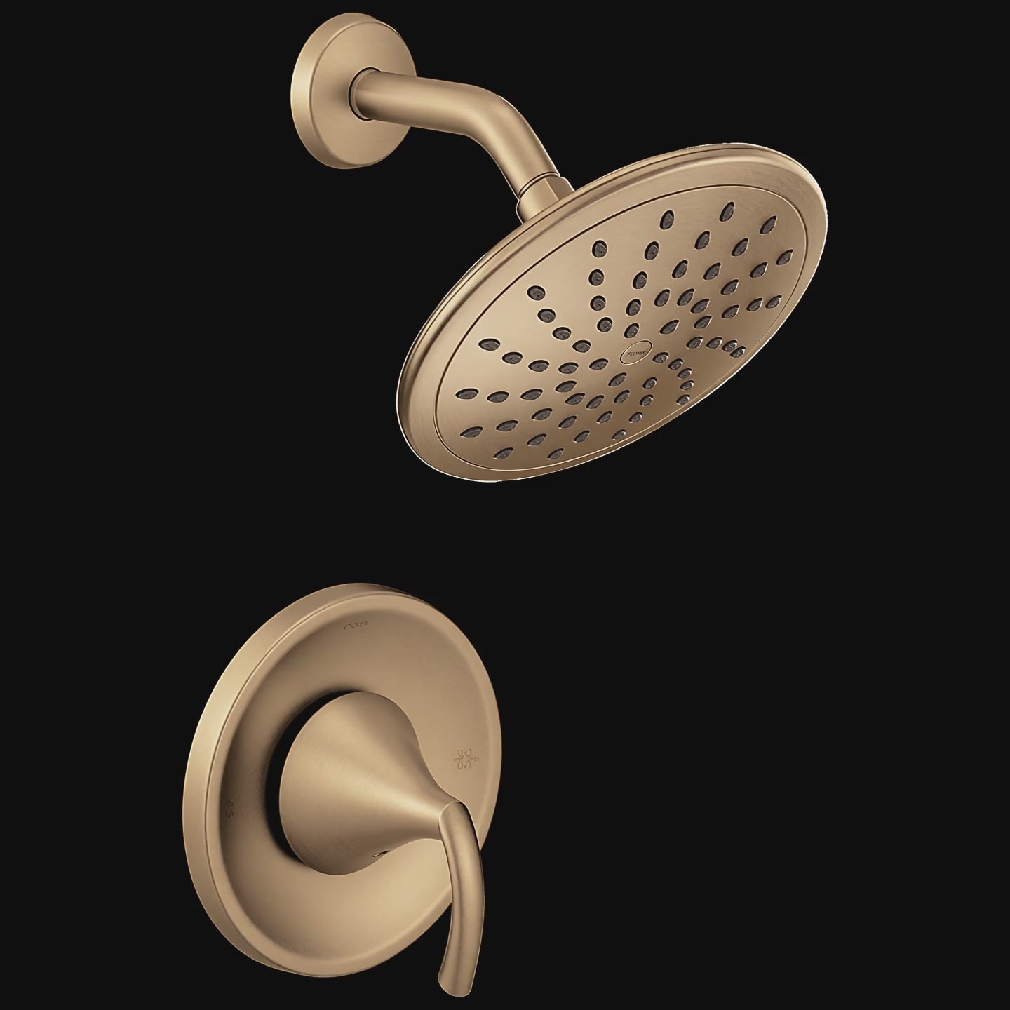 Moen T2842EPBZG Glyde Bronzed Gold Posi-Temp Shower Only Faucet — product video