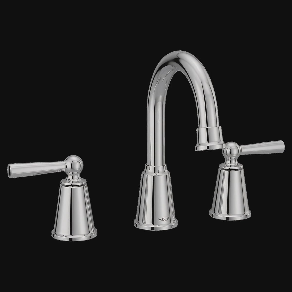 Moen 84349 Caldwell Chrome Two-Handle High Arc Bathroom Faucet — product video
