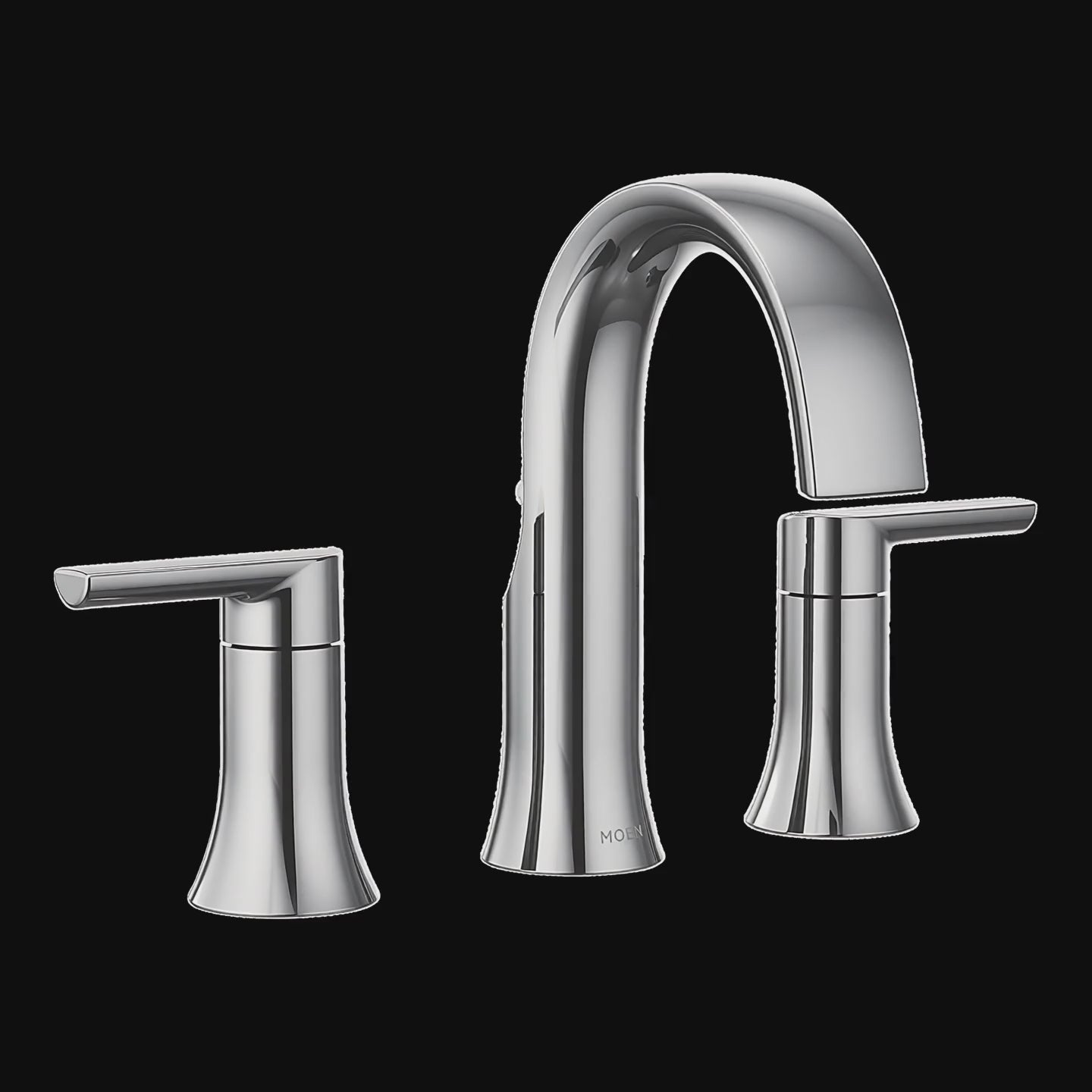 Moen TS6925 Doux Chrome Two-Handle High Arc Bathroom Faucet Trim — product video