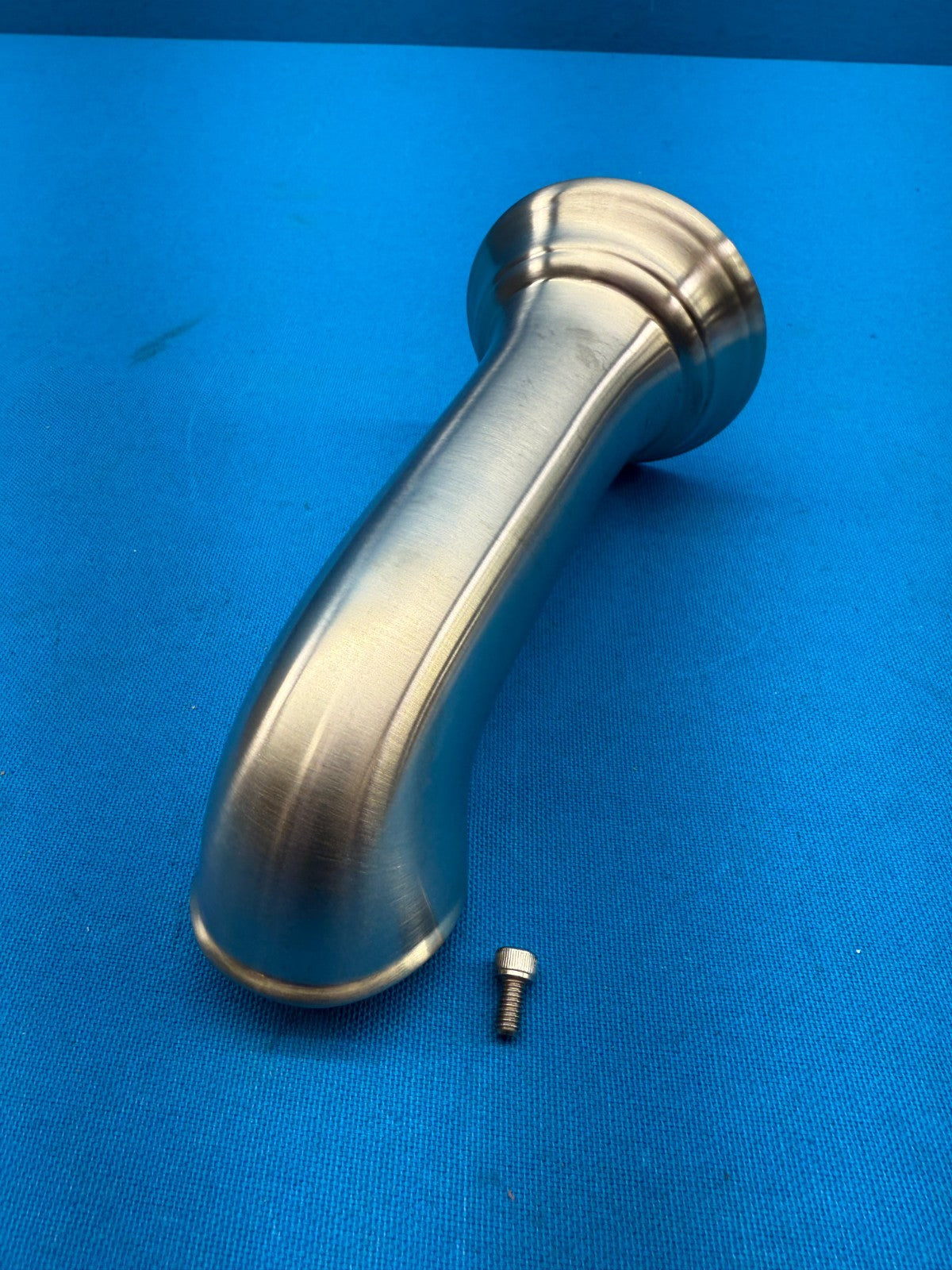 Moen 3858BN Dartmoor Brushed Nickel 7.25" Non-Diverter Tub Spout - 3