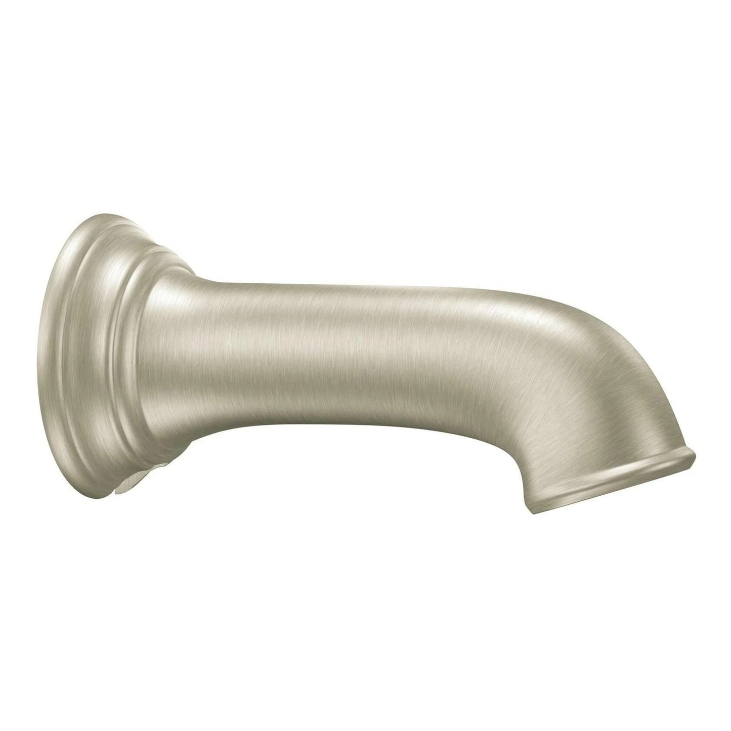 Moen 3858BN Dartmoor Brushed Nickel Non-Diverter Tub Spout - main