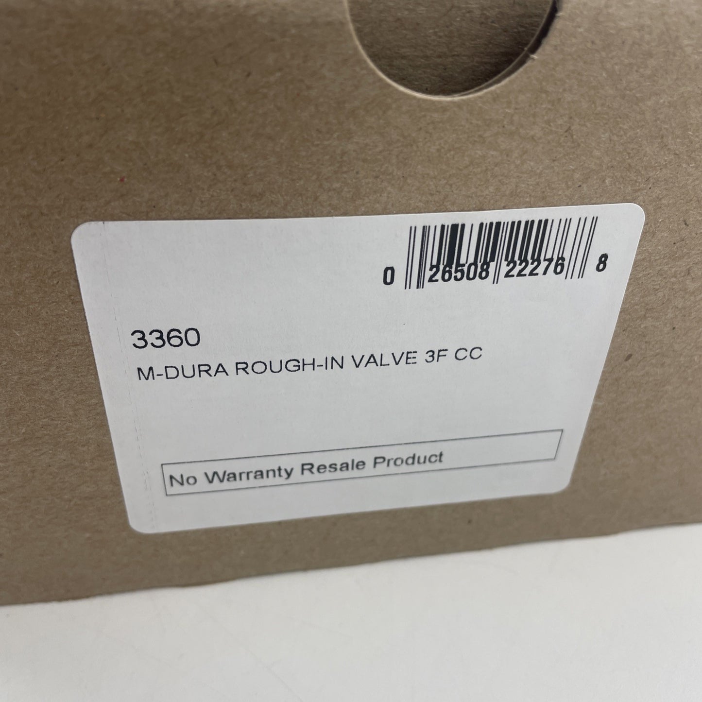 Moen 3360 Commercial 3-Function 1/2" CC Transfer Valve Rough-In - 2