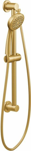 Moen 3868EPBG Brushed Gold Handheld Shower Head with Slide Bar WaterSense New