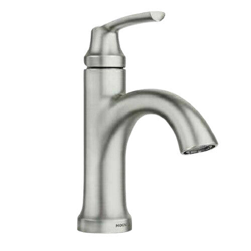 Moen 84980SRN Wellton Single Handle Bathroom Faucet Spot Resist Brushed Nickel