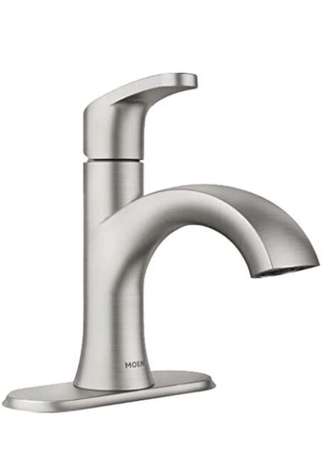 Moen 84346 Chrome Bathroom Faucet High Arc Single Handle New