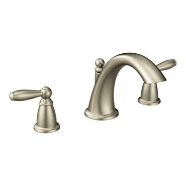 Moen T4943BN Brantford Brushed Nickel 2-Handle Low Arc Roman Tub Faucet New