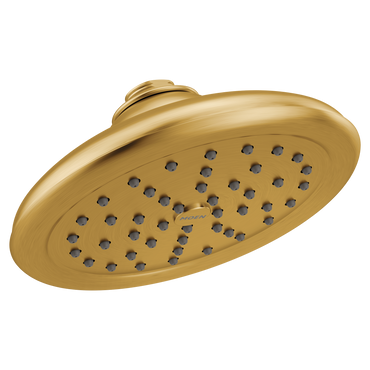 Moen S6310BG One-Function 7" Diameter Spray Head Rainshower Brushed Gold