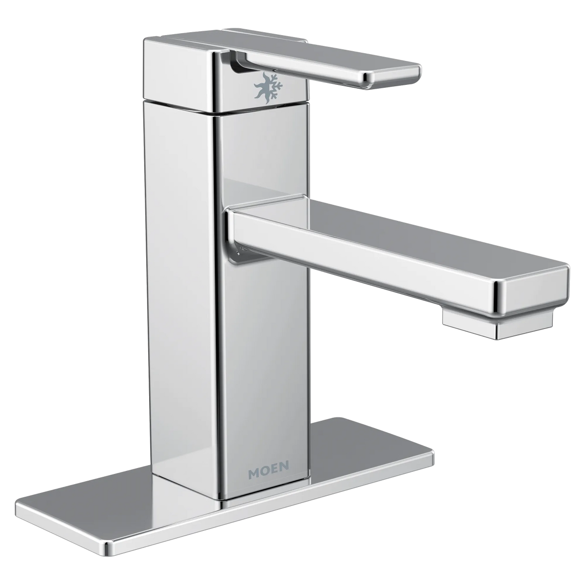 Moen S6710 90 Degree One-Handle Low Arc Bathroom Faucet Chrome