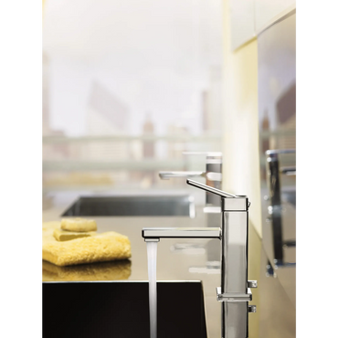 Moen S6710 90 Degree One-Handle Low Arc Bathroom Faucet Chrome
