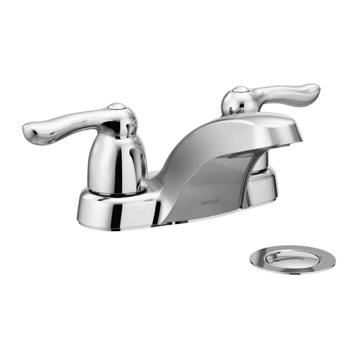 Moen 4925 Chateau Chrome Two-Handle Low Arc Bathroom Faucet
