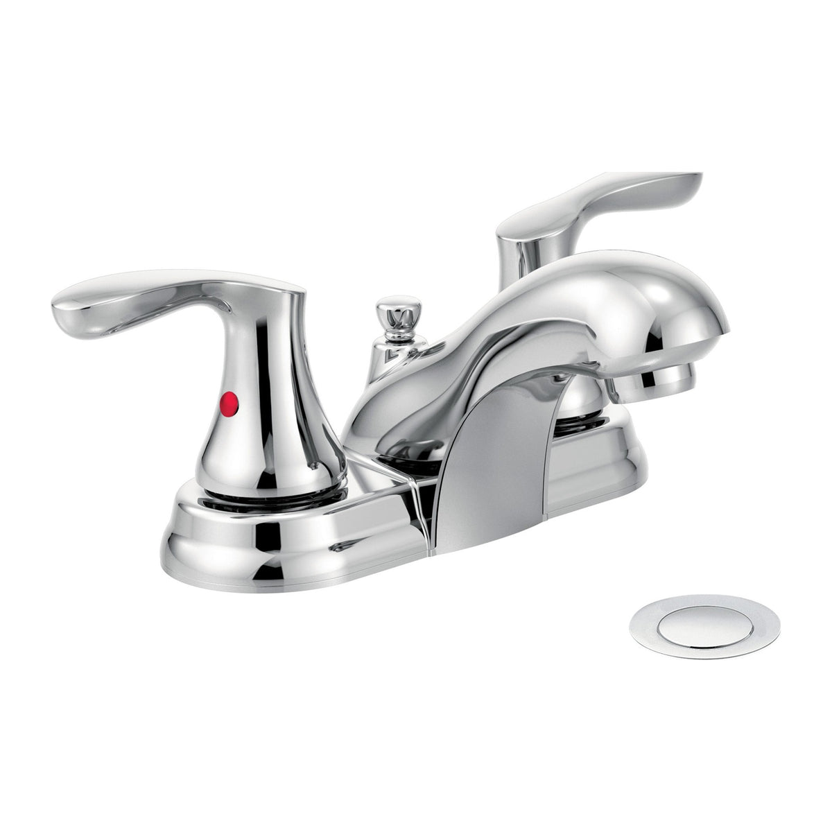 CFG 40225 Cornerstone Chrome Two-Handle Low-Arc Bathroom Faucet with Pop-Up