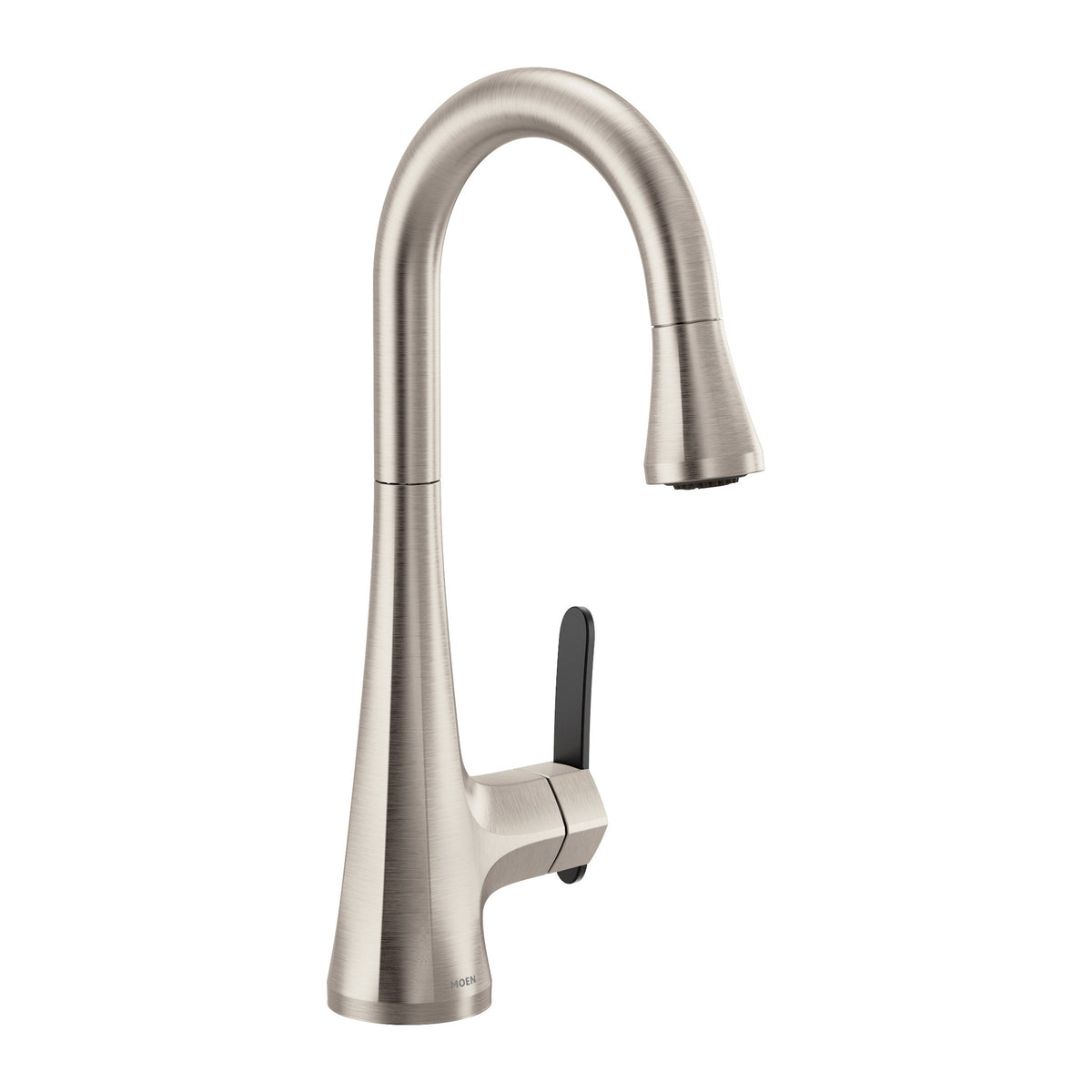 Moen Sinema S6235SRS Bar Faucet Spot Resist Stainless Pulldown High Arc