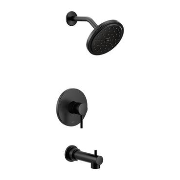 Moen UT3293BL Align Tub and Shower Faucet Trim Kit M-CORE Matte Black Rainshower