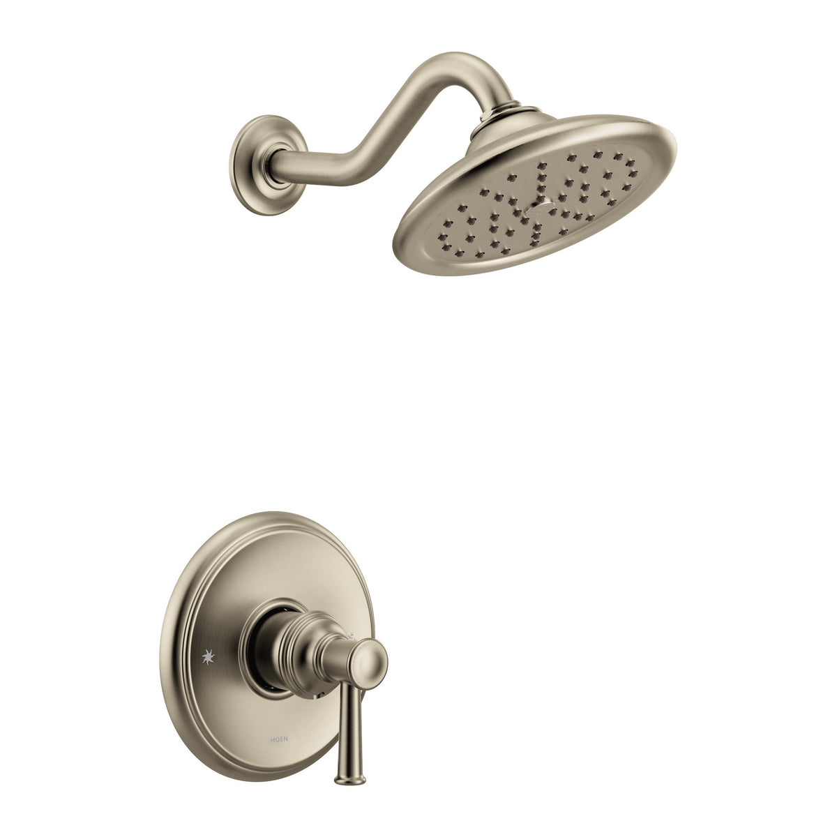 Moen UT3312EPBN Belfield Shower Faucet Trim M-CORE Brushed Nickel Rainshower Head