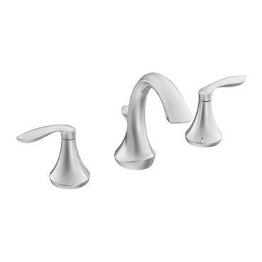 MOEN TV6420 EVA 1.2 GPM Widespread Bathroom Faucet Chrome With Valve Included