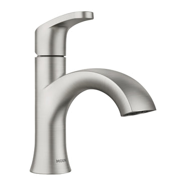 Moen 84346SRN Karis Spot Resist Brushed Nickel Single-Handle High Fauc Bathroom