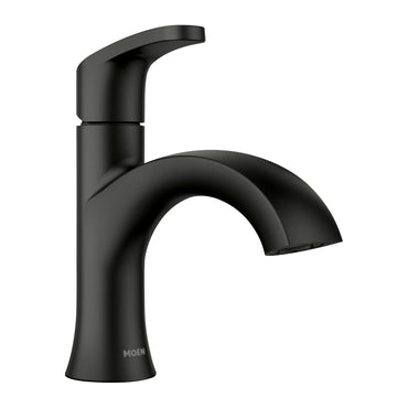 Moen Karis 84346BL Bathroom Faucet Matte Black One Handle High Arc