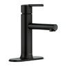 Moen 84770BL Arlys Matte Black Single-Handle Low Arc Bathroom Faucet