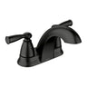 Moen 84942BL Banbury Matte Black Two-Handle Low Arc Centerset Bathroom Faucet