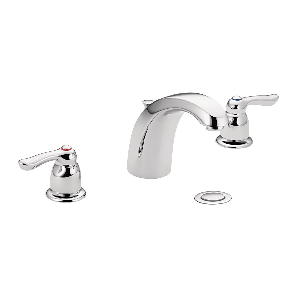 Moen Chateau 4945 Chrome Two Handle Low Arc Bathroom Faucet