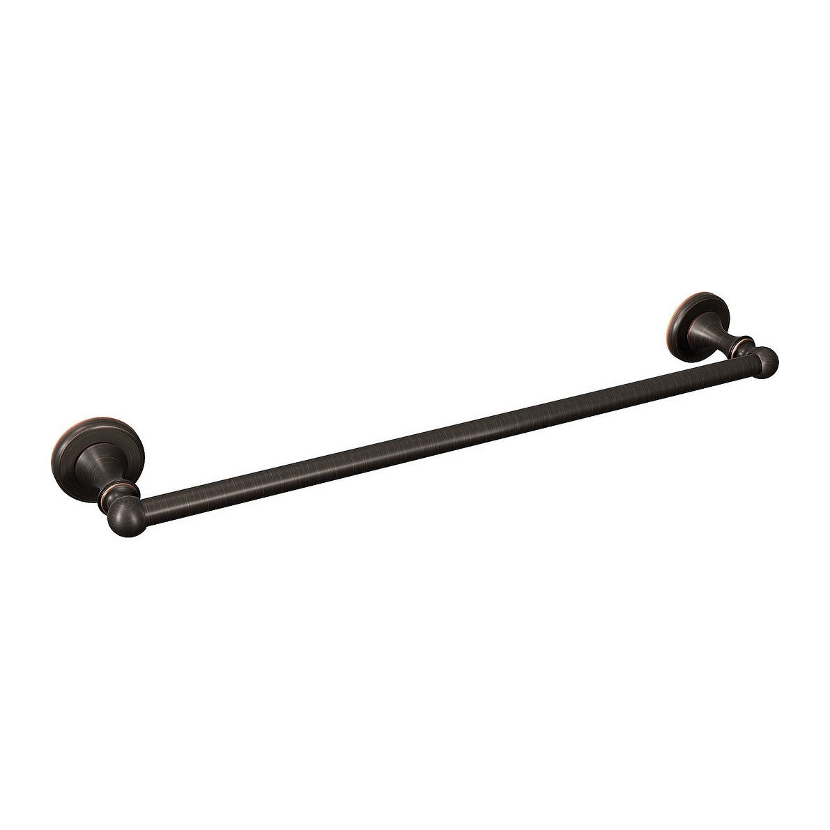 Moen DN1818BRB Whitley 18-in Wall Mount Single Towel Bar Mediterranean Bronze