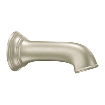 Moen 3858BN Dartmoor Brushed Nickel 7.25" Non-Diverter Tub Spout