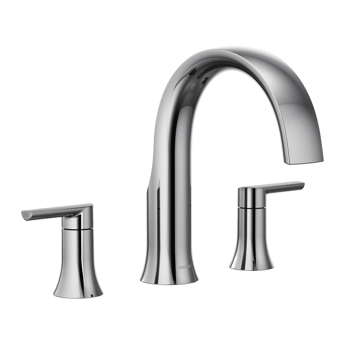Moen TS983 Doux Chrome Two-Handle Non-Diverter Roman Tub Faucet