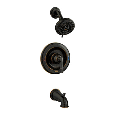 Moen 82537BRB Hilliard Mediterranean Bronze Posi-Temp Tub/Shower