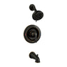 Moen 82537BRB Hilliard Mediterranean Bronze Posi-Temp Tub/Shower