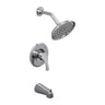 Moen T58913EP Ash Chrome Cycling Tub and Shower Faucet