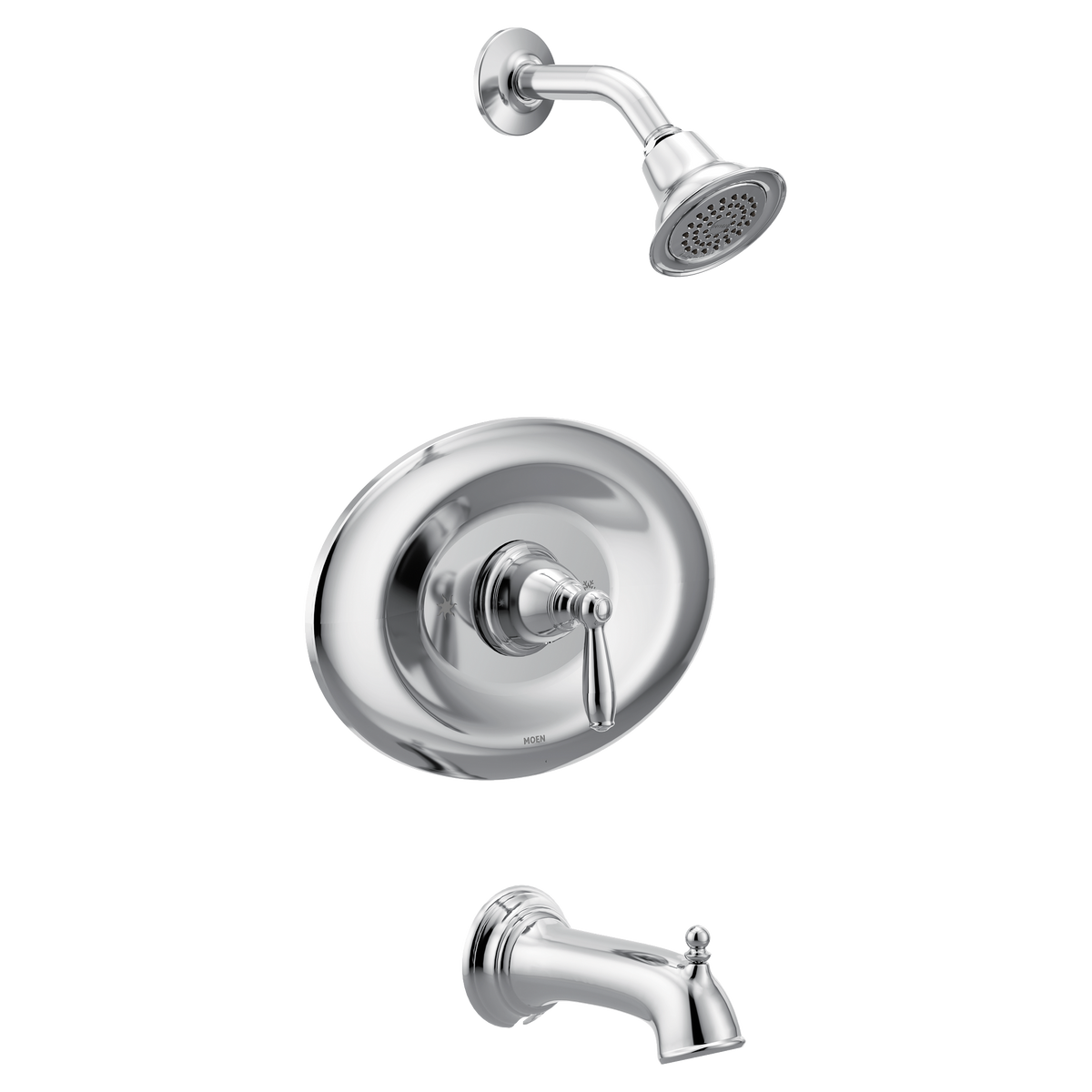 Moen T2157EP Brantford Chrome Posi-Temp Eco-Performance Tub and Shower Faucet