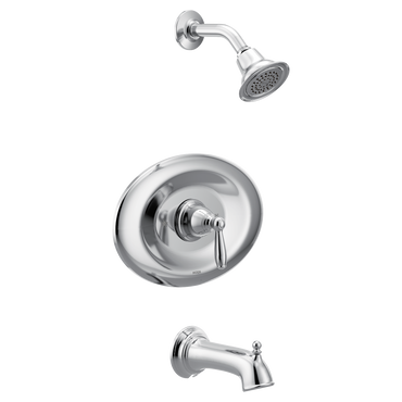Moen T2157EP Brantford Chrome Posi-Temp Eco-Performance Tub and Shower Faucet
