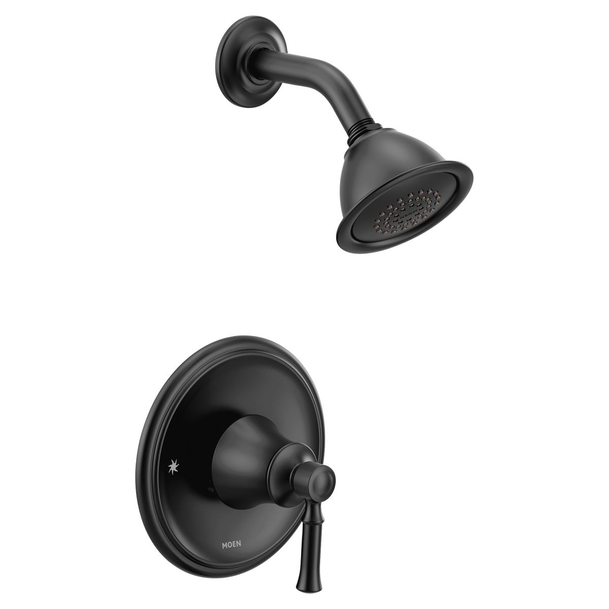 Moen T2182BL Dartmoor Matte Black Posi-Temp Shower Only