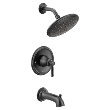 Moen T2283EPBL Dartmoor Matte Black Posi-Temp Eco-Performance Tub/Shower