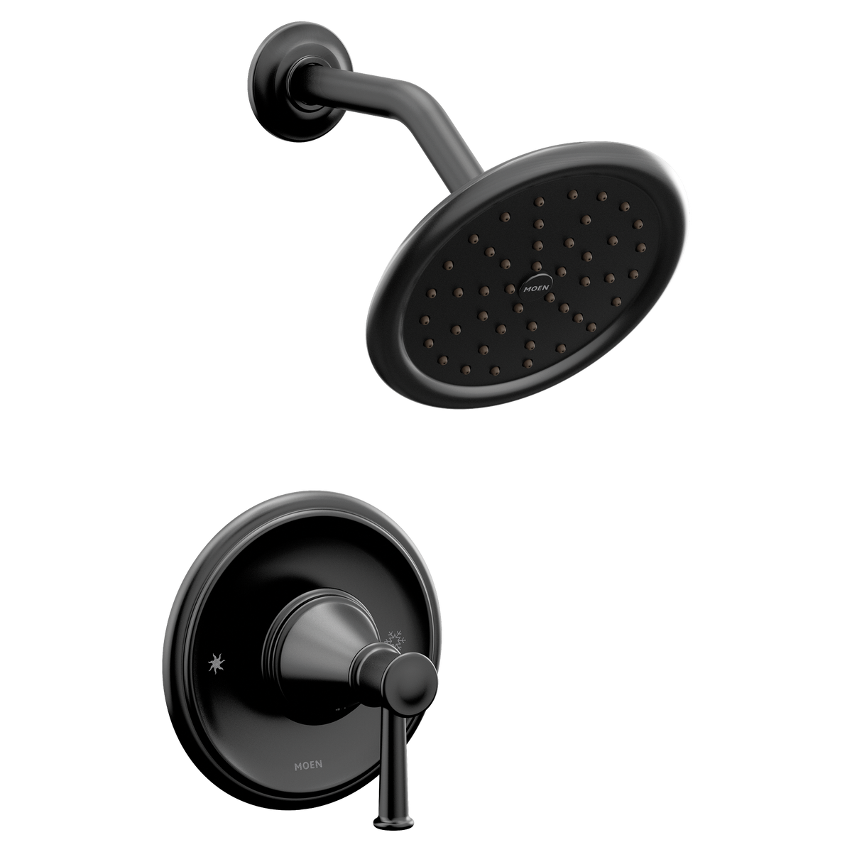 Moen T2312EPBL Belfield Matte Black Posi-Temp Eco-Performance Shower Only