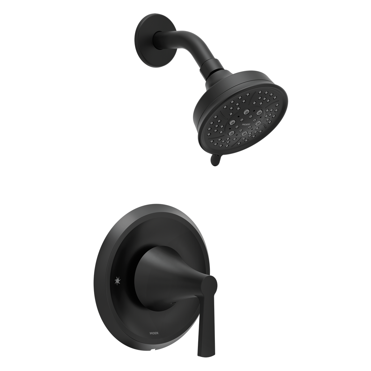 Moen T2412EPBL Jase Matte Black Posi-Temp Shower Only