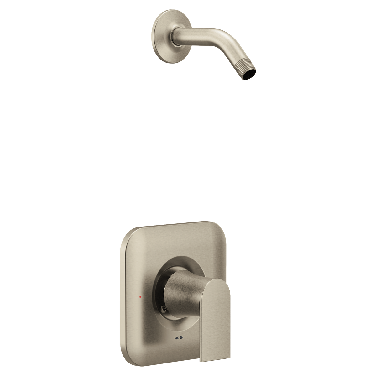 Moen T2472NHBN Genta LX Shower Faucet Trim Kit Brushed Nickel Posi-Temp Handle