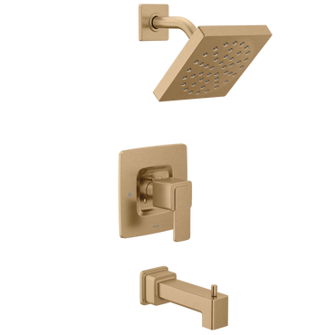 Moen T2683EPBZG Iver Bronzed Gold Posi-Temp Tub/Shower