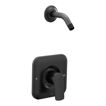 Moen T2812NHBL Rizon Matte Black Posi-Temp Shower Only - No Head