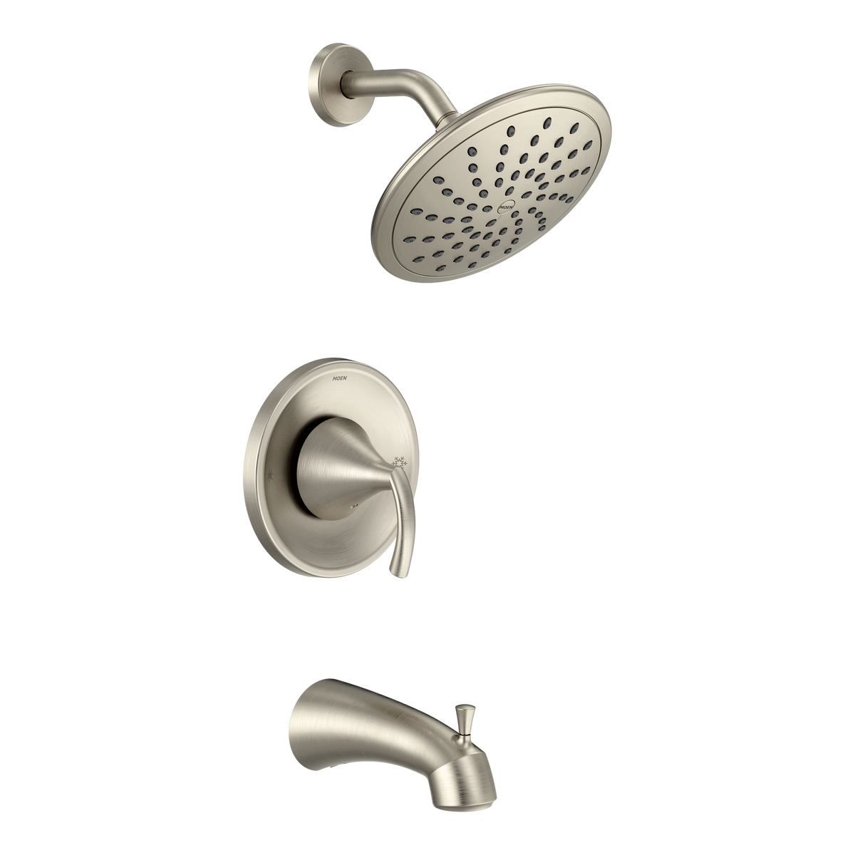 Moen T2843EPBN Glyde Brushed Nickel Posi-Temp Eco-Performance Tub/Shower