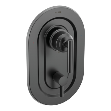 Moen T2900BL Gibson Matte Black Posi-Temp with Diverter Tub/Shower Valve Only