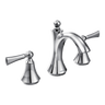 Moen T4520 Wynford Chrome Two-Handle High Arc Bathroom Faucet Trim