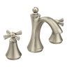 Moen TV4524BN Wynford Brushed Nickel Two-Handle High Arc Bathroom Faucet, Valve Included