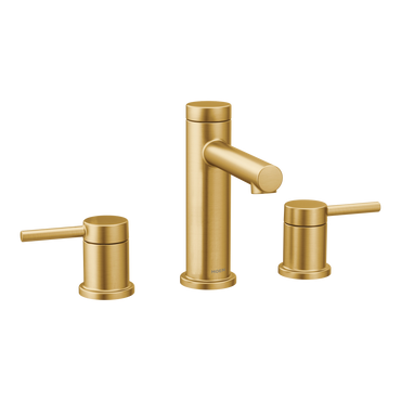 Moen TV6193BG Align Brushed Gold Two-Handle High Arc Bathroom Faucet