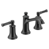 Moen T6805BL Dartmoor Matte Black Two-Handle High Arc Bathroom Faucet Trim