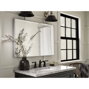 Moen T6805BL Dartmoor Matte Black Two-Handle High Arc Bathroom Faucet