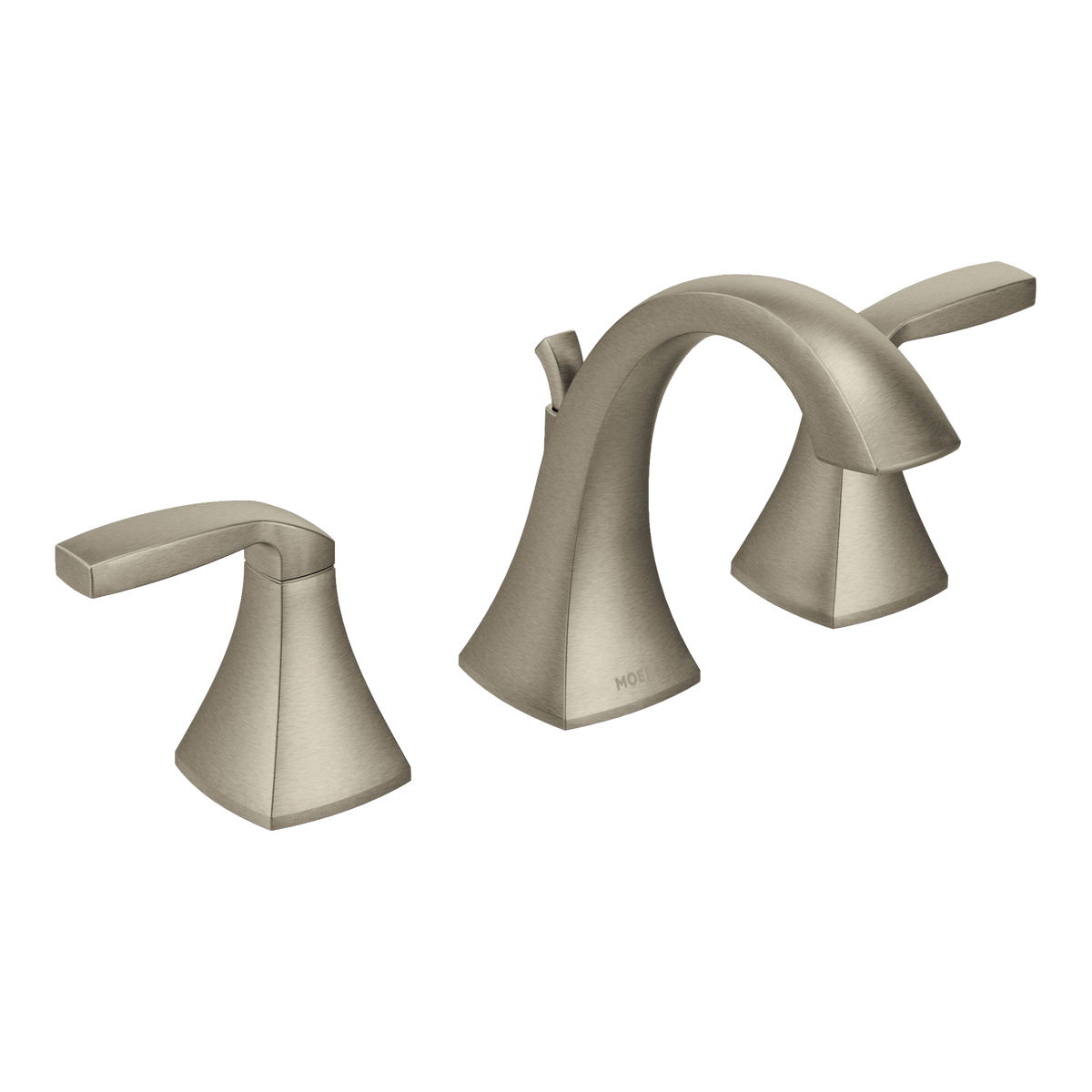 Moen TV6905BN Voss Brushed Nickel Two-Handle High Arc Bathroom Faucet