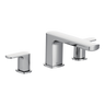 Moen T935 Rizon Chrome Two-Handle Low Arc Roman Tub Faucet Trim