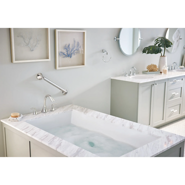 Moen T943 Eva Chrome Two-Handle High Arc Roman Tub Faucet