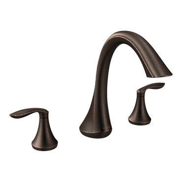 Moen T943ORB Eva Oil Rubbed Bronze Two-Handle High Arc Roman Tub Faucet